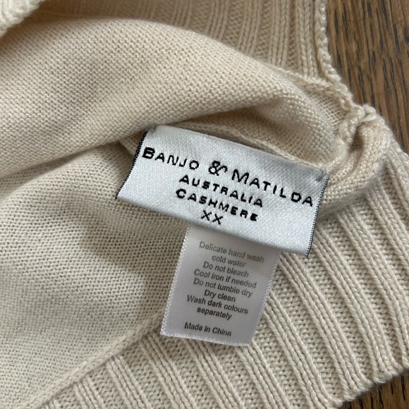 Banjo & Matilda Silk/Cashmere Skull Sweater, XS - Picture 5 of 5